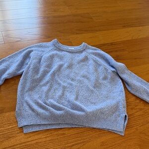 Light Blue Women's Cozy Crewneck Sweater